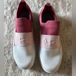 APL Tech Loom Bliss Women's Burgundy and Light Pink Athletic Shoes